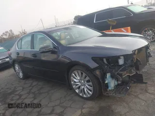 2014 Acura RLX Tech Pkg with VIN JH4KC1F50EC001582, listed as a IAAI auction lot 41478973 with 56,163 mi miles. Bid and sale history available at carsss.com. Image 14.
