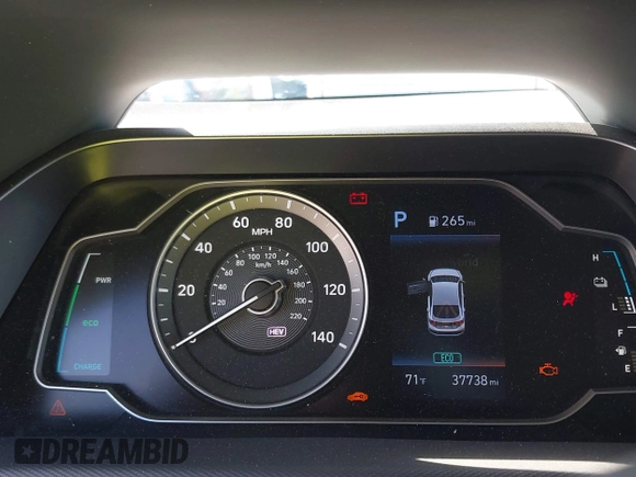 2020 Hyundai Ioniq SE with VIN KMHC65LD1LU188902, listed as a IAAI auction lot 41718418 with 37,738 mi miles and . Bid and sale history available at DreamBid. Image 7.