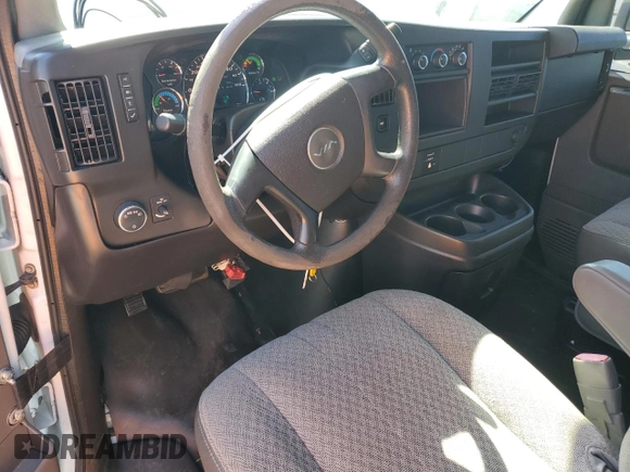 2014 Chevrolet Express Cargo Van with VIN 1GCWGFCA3E1132068, listed as a Copart auction lot 53259715 with 133,467 mi miles and Clean Title. Bid and sale history available at carsss.com. Image 8.