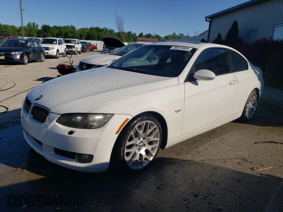 2009 BMW 3 Series 328i with VIN WBAWB33549P138008, listed as a Copart auction lot 56818884 with 147,890 mi miles and Non Repairable. Bid and sale history available at carsss.com. Image 1.