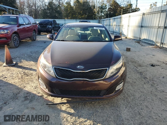 2015 Kia Optima LX with VIN 5XXGM4A71FG489988, listed as a Copart auction lot 45502635 with 140,264 mi miles and Salvage title. Bid and sale history available at DreamBid. Image 5.