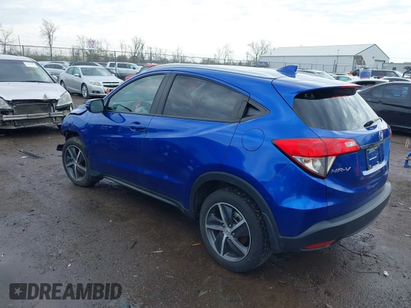 2022 Honda HR-V EX with VIN 3CZRU6H53NM773008, listed as a IAAI auction lot 41904292 with 24,703 mi miles. Bid and sale history available at carsss.com. Image 3.