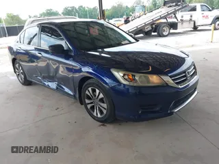 2014 Honda Accord LX z VIN 1HGCR2F39EA289186, wystawiony jako IAAI lot #42300184 z przebiegiem 176 925 mil mil oraz . Historia ofert i sprzedaży dostępna na DreamBid. Obrazek 1.