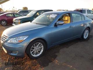 2009 Hyundai Genesis with VIN KMHGC46E19U043618, listed as a IAAI auction lot 41675082 with 108,568 mi miles and . Bid and sale history available at DreamBid. Image 17.