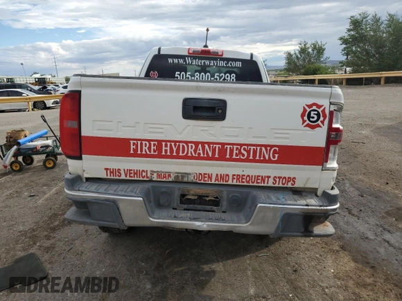 2021 Chevrolet Colorado 4WD Work Truck with VIN 1GCHTBEN1M1239180, listed as a Copart auction lot 66796574 with 97,949 mi miles and Salvage Title. Bid and sale history available at carsss.com. Image 6.