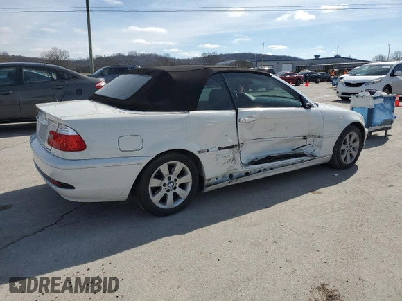 2006 BMW 3 Series 325Ci with VIN WBABW33456PX88584, listed as a Copart auction lot 45756025 with 85,829 mi miles and Clean Title. Bid and sale history available at carsss.com. Image 3.