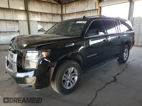 2018 Chevrolet Suburban LT with VIN 1GNSCHKC4JR361225, listed as a Copart auction lot 87774885 with 165,239 mi miles and Salvage Title. Bid and sale history available at carsss.com. Image 1.