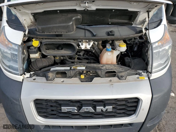 2019 Ram ProMaster Cargo Van with VIN 3C6TRVAG7KE544315, listed as a Copart auction lot 79441584 with 97,087 mi miles and Salvage Title. Bid and sale history available at carsss.com. Image 12.