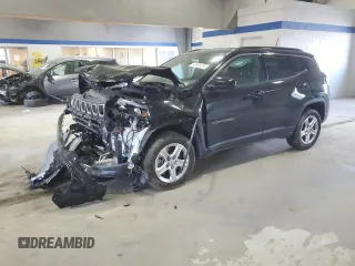 2023 Jeep Compass Latitude with VIN 3C4NJDBN0PT500577, listed as a Copart auction lot 47490255 with 19,984 mi miles and Salvage Title. Bid and sale history available at DreamBid. Image 1.