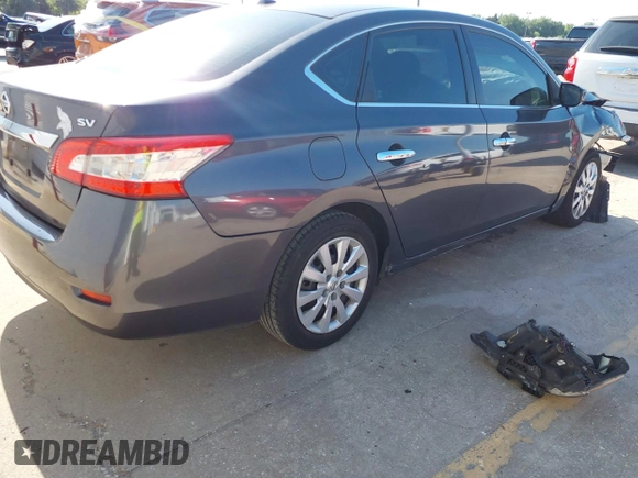 2015 Nissan Sentra SR with VIN 3N1AB7AP6FL662294, listed as a IAAI auction lot 42012133 with 206,573 mi miles and . Bid and sale history available at DreamBid. Image 4.