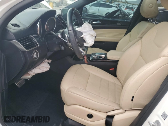2017 Mercedes-Benz GLE 43 AMG with VIN 4JGED6EB8HA084593, listed as a Copart auction lot 58988935 with 51,531 mi miles and Salvage title. Bid and sale history available at DreamBid. Image 7.