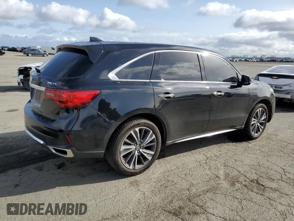 2019 Acura MDX w/Technology Pkg with VIN 5J8YD4H56KL022702, listed as a Copart auction lot 50815605 with 55,138 mi miles and Clean Title. Bid and sale history available at carsss.com. Image 3.
