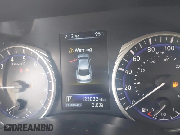 2016 Infiniti Q50 Premium with VIN JN1EV7AR2GM346747, listed as a IAAI auction lot 42778882 with 123,022 mi miles and . Bid and sale history available at DreamBid. Image 15.