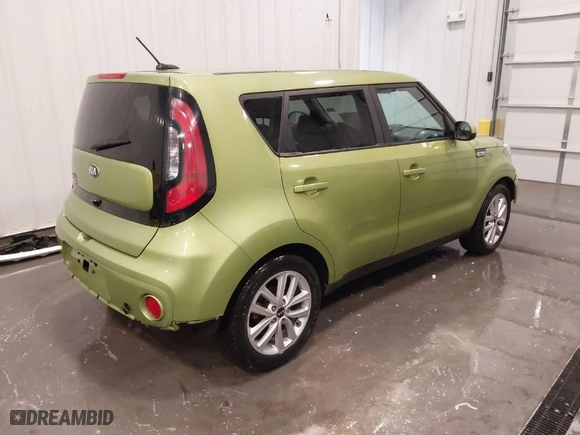 2018 Kia Soul + with VIN KNDJP3A56J7901698, listed as a IAAI auction lot 41460901 with 90,988 mi miles. Bid and sale history available at carsss.com. Image 4.
