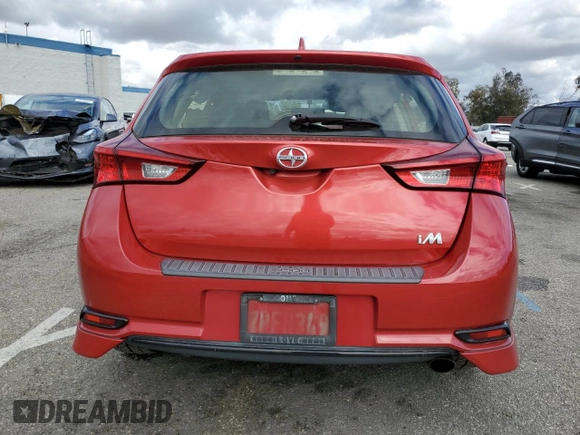 2016 Scion iM with VIN JTNKARJE1GJ509275, listed as a Copart auction lot 44257765 with 162,968 mi miles and Salvage Title. Bid and sale history available at carsss.com. Image 6.