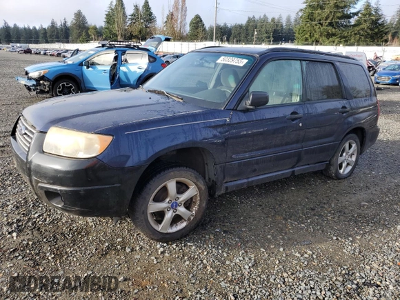 2006 Subaru Forester 2.5 X with VIN JF1SG63606H753809, listed as a Copart auction lot 50329755 with 0 mi miles and Salvage Title. Bid and sale history available at carsss.com. Image 1.