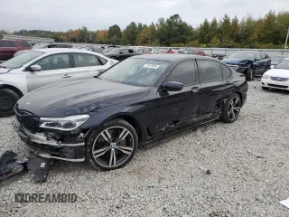 2017 BMW 7 Series 750i with VIN WBA7F0C35HGM22090, listed as a Copart auction lot 77618204 with 58,091 mi miles and Salvage title. Bid and sale history available at DreamBid. Image 1.