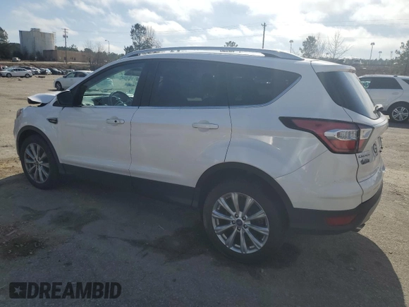 2018 Ford Escape Titanium with VIN 1FMCU0J9XJUA07221, listed as a Copart auction lot 43758165 with 68,805 mi miles and Salvage title. Bid and sale history available at DreamBid. Image 2.