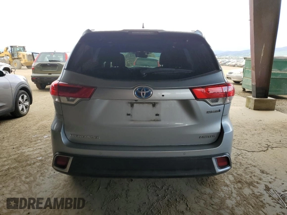 2017 Toyota Highlander Hybrid Limited with VIN 5TDDGRFH5HS024091, listed as a Copart auction lot 50240225 with 97,409 mi miles and Salvage title. Bid and sale history available at DreamBid. Image 6.