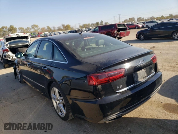 2016 Audi A6 3.0T Premium Plus with VIN WAUFGAFC7GN085622, listed as a Copart auction lot 63690582 with 83,015 mi miles. Bid and sale history available at carsss.com. Image 3.