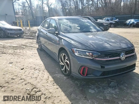 2024 Volkswagen Jetta GLI Autobahn with VIN 3VW2T7BUXRM084277, listed as a Copart auction lot 50984835 with 17,321 mi miles and Salvage Title. Bid and sale history available at DreamBid. Image 10.