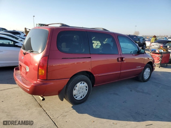 1999 Nissan Quest GXE with VIN 4N2XN11T9XD842740, listed as a Copart auction lot 83055234 with 250,577 mi miles and Clean Title. Bid and sale history available at carsss.com. Image 3.