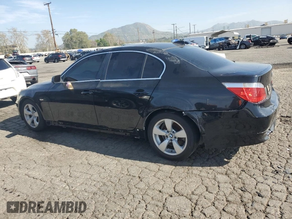 2006 BMW 5 Series 530i with VIN WBANE73526CM34545, listed as a Copart auction lot 50443515 with 78,452 mi miles and Clean Title. Bid and sale history available at carsss.com. Image 2.