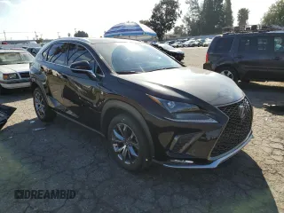 2020 Lexus NX 300 F Sport with VIN JTJSARBZ1L2169584, listed as a Copart auction lot 43756665 with 33,495 mi miles and Salvage title. Bid and sale history available at DreamBid. Image 4.