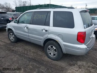 2003 Honda Pilot EX with VIN 2HKYF18513H600959, listed as a IAAI auction lot 41600484 with 999,999 mi miles. Bid and sale history available at carsss.com. Image 3.
