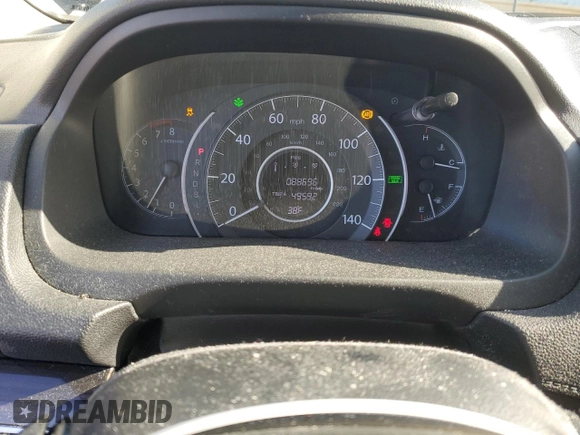 2015 Honda CR-V EX-L with VIN 2HKRM3H77FH547955, listed as a Copart auction lot 51948295 with 88,696 mi miles and Salvage Title. Bid and sale history available at carsss.com. Image 9.