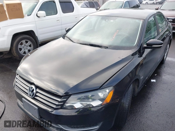 2014 Volkswagen Passat Wolfsburg Edition with VIN 1VWAS7A37EC097863, listed as a IAAI auction lot 42251601 with 106,454 mi miles and . Bid and sale history available at DreamBid. Image 2.