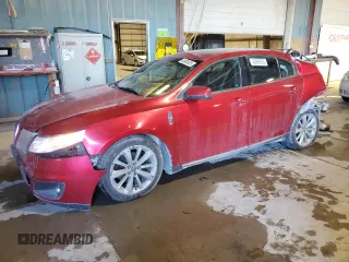 2010 Lincoln MKS w/EcoBoost with VIN 1LNHL9FT3AG602783, listed as a Copart auction lot 45983635 with 216,806 mi miles and Salvage Title. Bid and sale history available at carsss.com. Image 1.