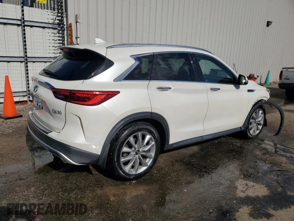 2021 Infiniti QX50 Essential with VIN 3PCAJ5CBXMF105793, listed as a Copart auction lot 79343664 with 47,913 mi miles and Salvage title. Bid and sale history available at DreamBid. Image 3.
