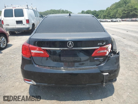 2017 Acura RLX Hybrid Advance z VIN JH4KC2F99HC000055, wystawiony jako Copart lot #59123804 z przebiegiem 147 158 mil mil oraz Szkody całkowita. Historia ofert i sprzedaży dostępna na DreamBid. Obrazek 6.