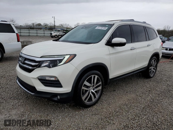 2017 Honda Pilot Elite with VIN 5FNYF6H04HB056917, listed as a Copart auction lot 51770735 with 88,762 mi miles and Salvage Title. Bid and sale history available at DreamBid. Image 1.