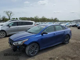 2021 Kia Forte GT-Line z VIN 3KPF34AD5ME263818, wystawiony jako Copart lot #54736285 z przebiegiem 43 160 mil mil oraz Szkoda całkowita • Salvage title. Historia ofert i sprzedaży dostępna na DreamBid. Obrazek 1.