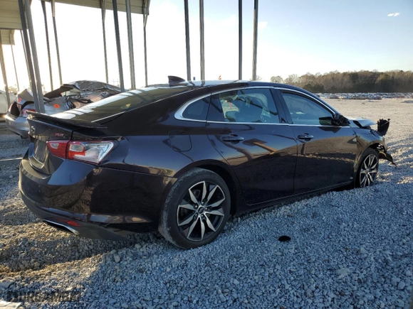 2020 Chevrolet Malibu RS with VIN 1G1ZG5ST8LF122512, listed as a Copart auction lot 49428945 with 0 mi miles and Salvage Title. Bid and sale history available at carsss.com. Image 3.