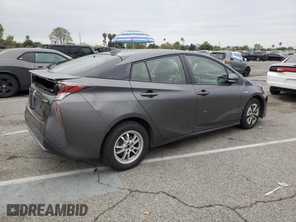 2017 Toyota Prius Two with VIN JTDKARFU8H3047212, listed as a Copart auction lot 53165625 with 82,646 mi miles and Salvage Title. Bid and sale history available at carsss.com. Image 3.