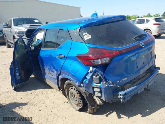 2021 Nissan Kicks S with VIN 3N1CP5BVXML519129, listed as a IAAI auction lot 41958512 with 1 mi miles. Bid and sale history available at carsss.com. Image 3.