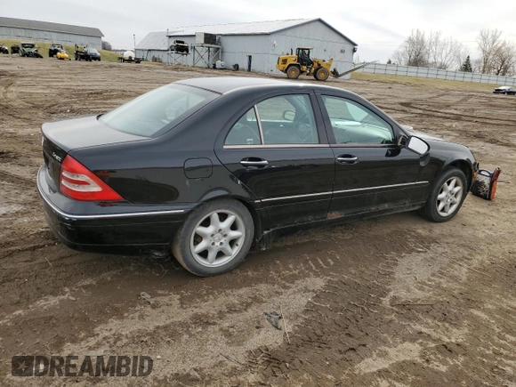 2004 Mercedes-Benz C 240 with VIN WDBRF81J54F458372, listed as a Copart auction lot 49205505 with 200,240 mi miles and Non repairable. Bid and sale history available at DreamBid. Image 3.