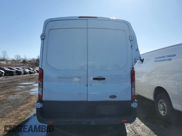 2017 Ford Transit with VIN 1FTYE1CM9HKA61291, listed as a Copart auction lot 45279495 with Not Provided miles and Salvage Title. Bid and sale history available at DreamBid. Image 6.