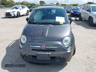2014 FIAT 500e with VIN 3C3CFFGE0ET244813, listed as a IAAI auction lot 41676465 with 58,062 mi miles. Bid and sale history available at carsss.com. Image 12.