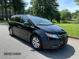 2015 Honda Odyssey EX z VIN 5FNRL5H41FB126137, wystawiony jako Copart lot #61684655 z przebiegiem 54 551 mil mil oraz Czysty tytuł • Clean title. Historia ofert i sprzedaży dostępna na DreamBid. Obrazek 1.