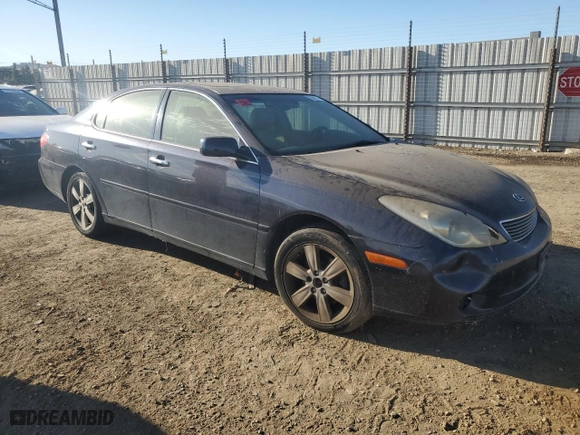 2005 Lexus ES 330 with VIN JTHBA30G655063133, listed as a Copart auction lot 77601574 with 0 mi miles and Salvage Title. Bid and sale history available at carsss.com. Image 4.