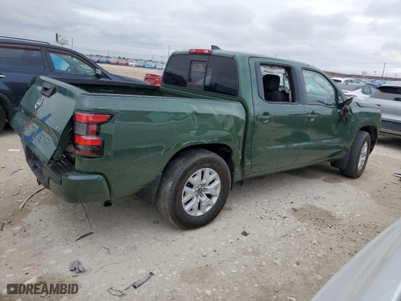2022 Nissan Frontier S with VIN 1N6ED1EJ8NN627182, listed as a Copart auction lot 83795734 with 40,408 mi miles and Salvage Title. Bid and sale history available at carsss.com. Image 3.