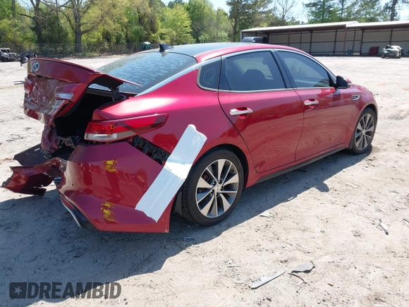 2016 Kia Optima SX Turbo with VIN 5XXGW4L23GG100829, listed as a IAAI auction lot 42013791 with 102,518 mi miles and . Bid and sale history available at DreamBid. Image 4.