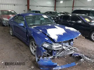 2003 Ford Mustang SVT Cobra with VIN 1FAFP48Y63F406945, listed as a IAAI auction lot 41395018 with 94,459 mi miles. Bid and sale history available at carsss.com. Image 1.