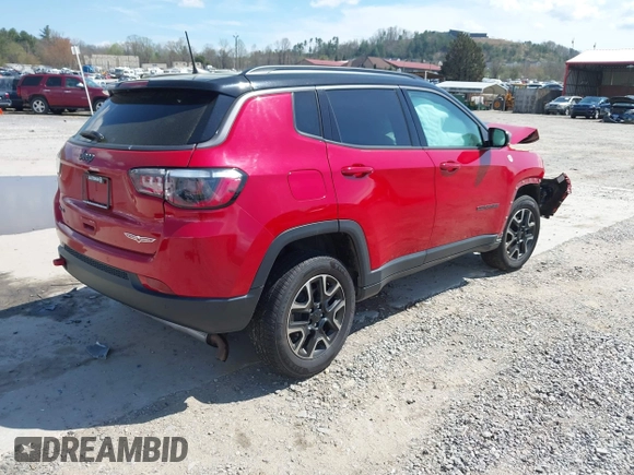 2021 Jeep Compass Trailhawk с VIN 3C4NJDDB5MT591117, выставлен на аукционе IAAI как лот 41965127 с пробегом Не указан миль и . История ставок и продаж доступна на DreamBid. Изображение 4.