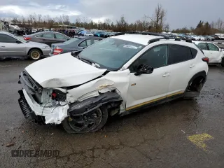 2024 Subaru Crosstrek Special Sports z VIN 4S4GUHF61R3804876, wystawiony jako Copart lot #45241545 z przebiegiem Nie podano mil oraz Szkoda całkowita • Salvage title. Historia ofert i sprzedaży dostępna na DreamBid. Obrazek 1.