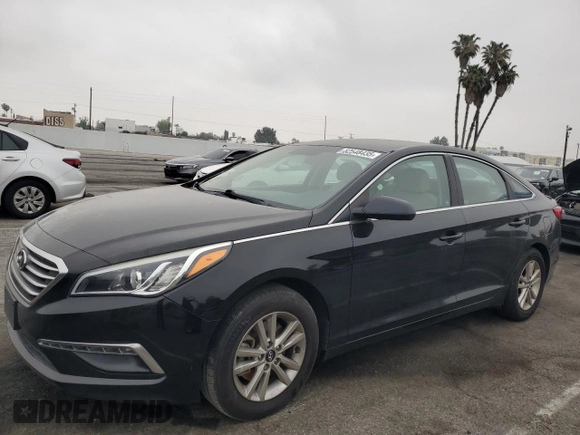 2015 Hyundai Sonata 2.4L SE with VIN 5NPE24AF1FH235304, listed as a Copart auction lot 52548435 with 55,261 mi miles and Salvage Title. Bid and sale history available at carsss.com. Image 1.